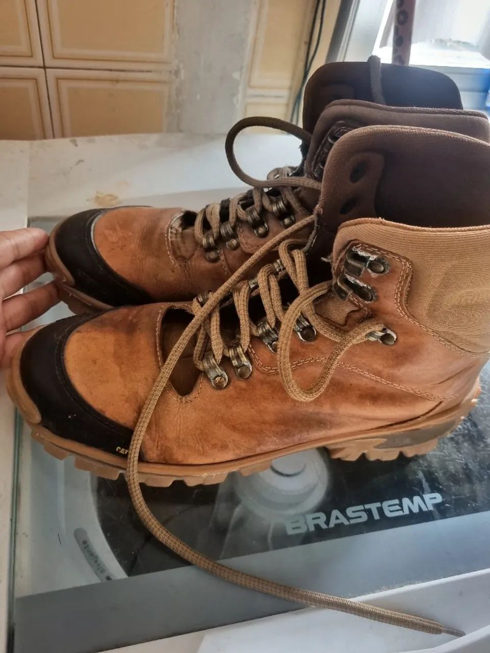 Bota couro original cartepillar - Foto 2