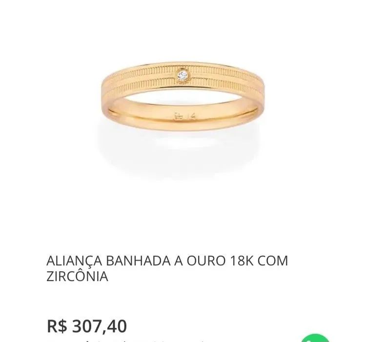Alianças banhadas - Rommanel - Foto 2