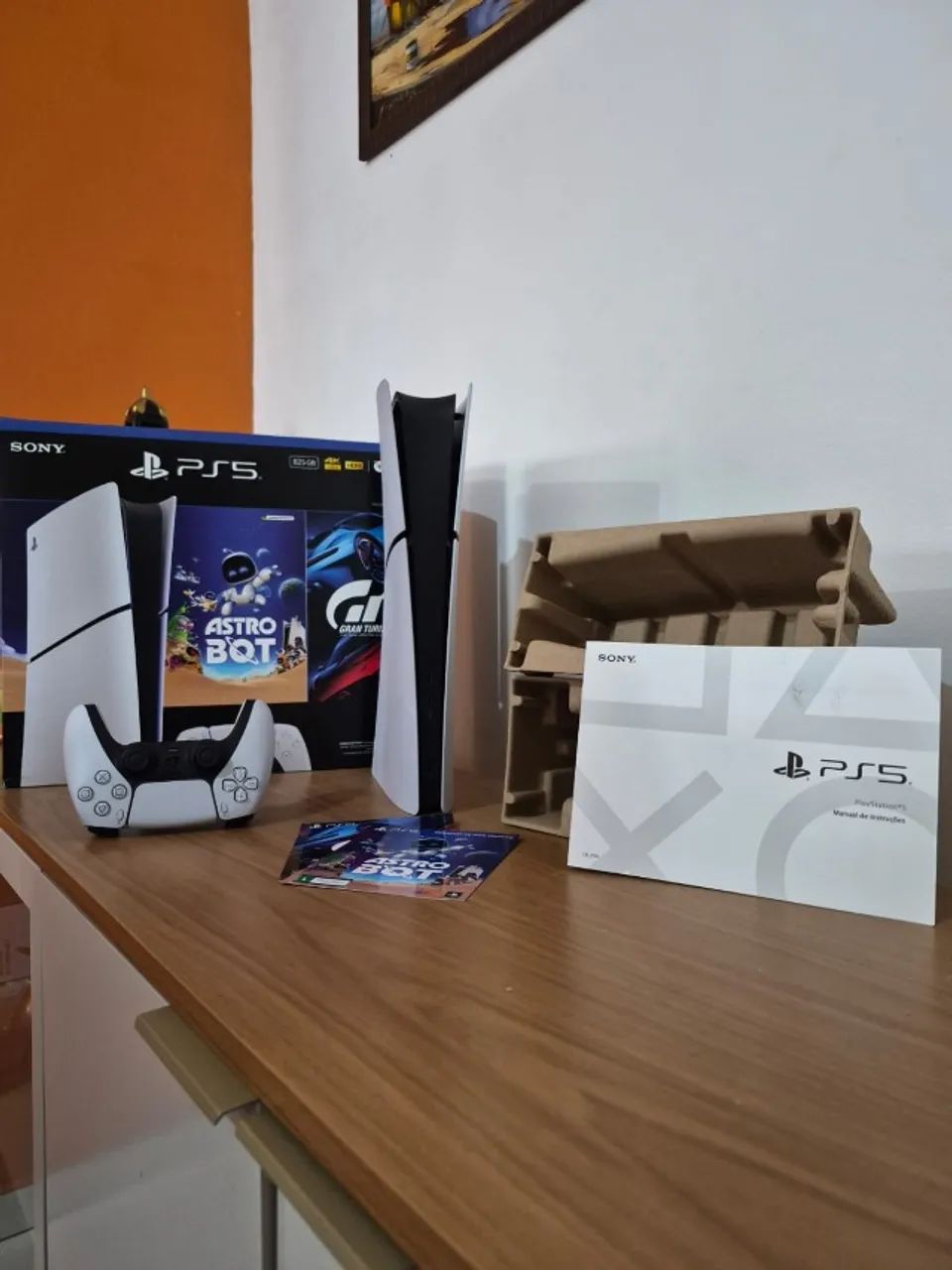 Ps5 Slim Digital - IMPECÁVEL - Foto 2