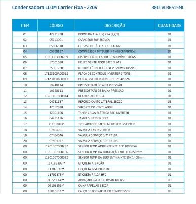 Compressor 36k Inverter Mitsubishi Tnb306fpgmc-l - Foto 2