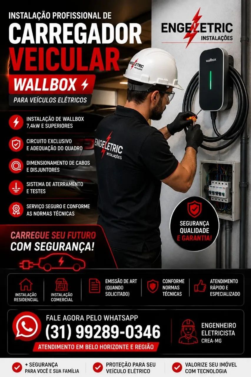 ? INSTALAÇÃO PROFISSIONAL DE WALLBOX