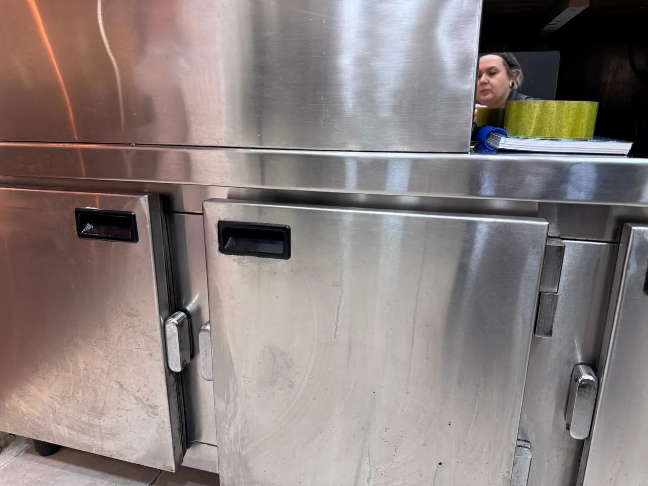 Balcão inox refrigerador 