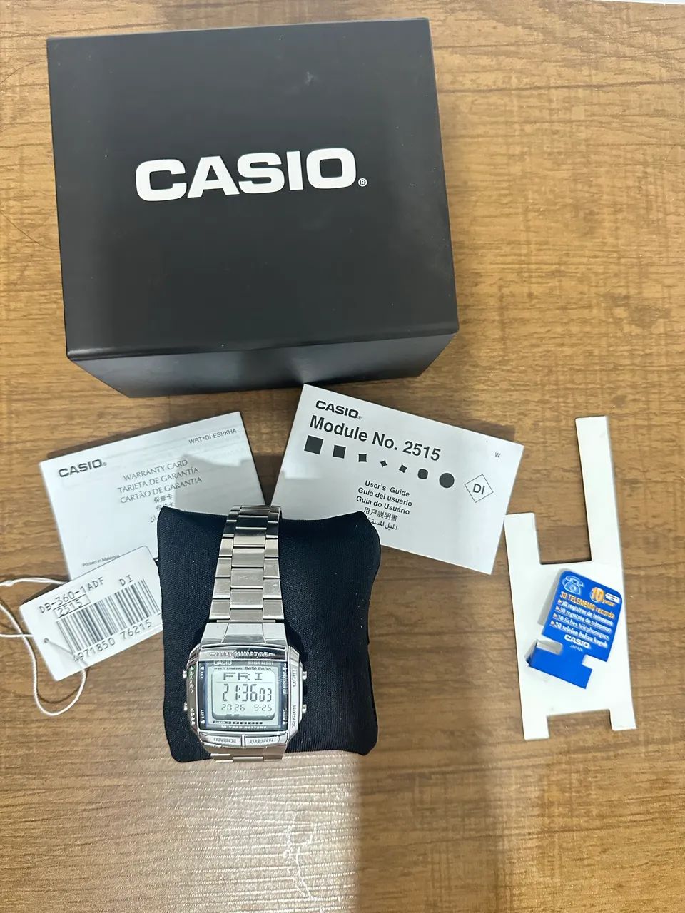 Relógio Casio Data Bank DB-360-1ADF