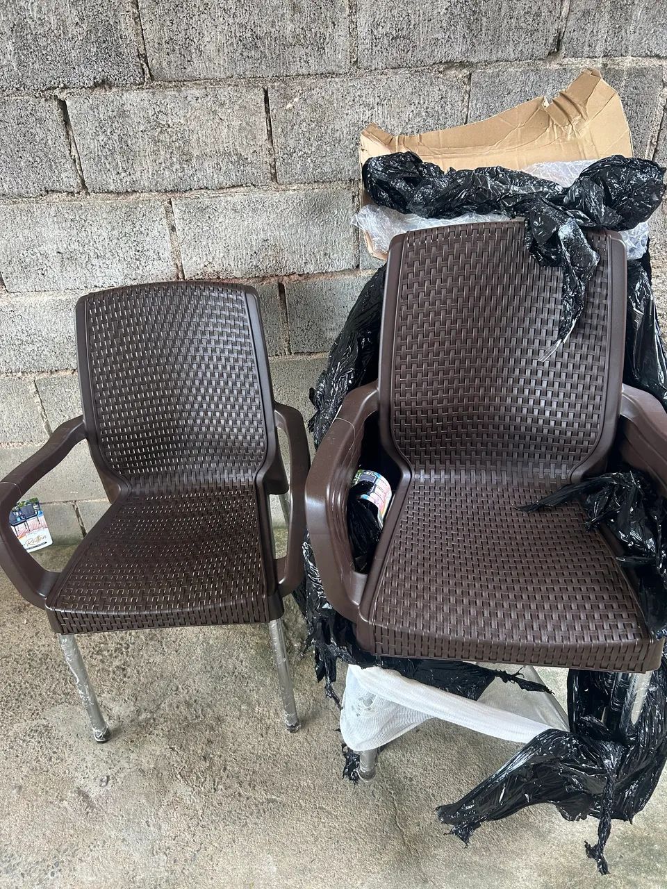 Vende - se kit 4 Poltrona Reforçada Rattan - Foto 5