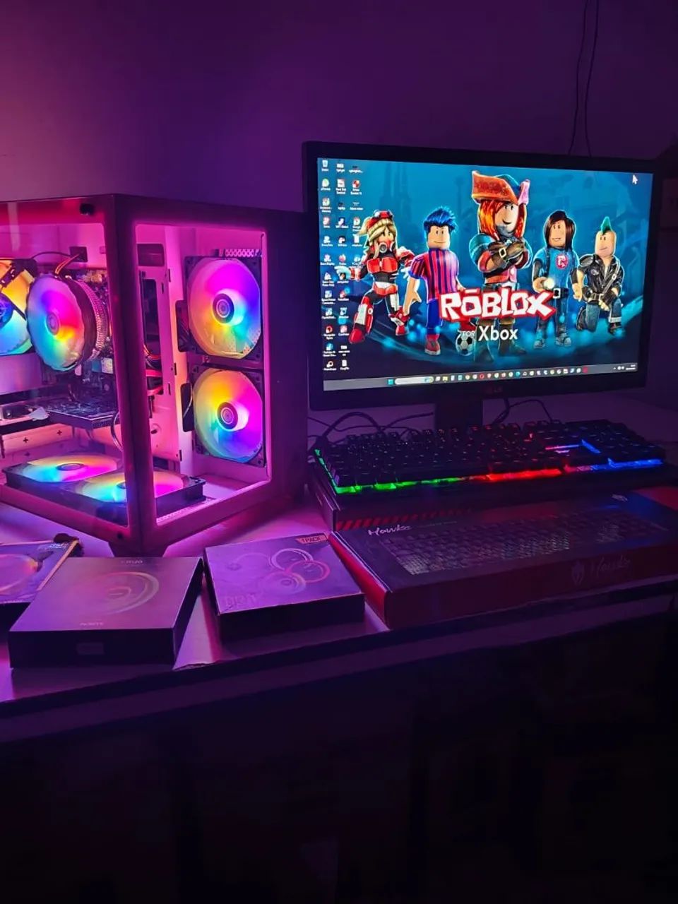 PC Gamer  Novo na Caixa,  i5 Completo com Tela 22 polegadas. - Foto 3