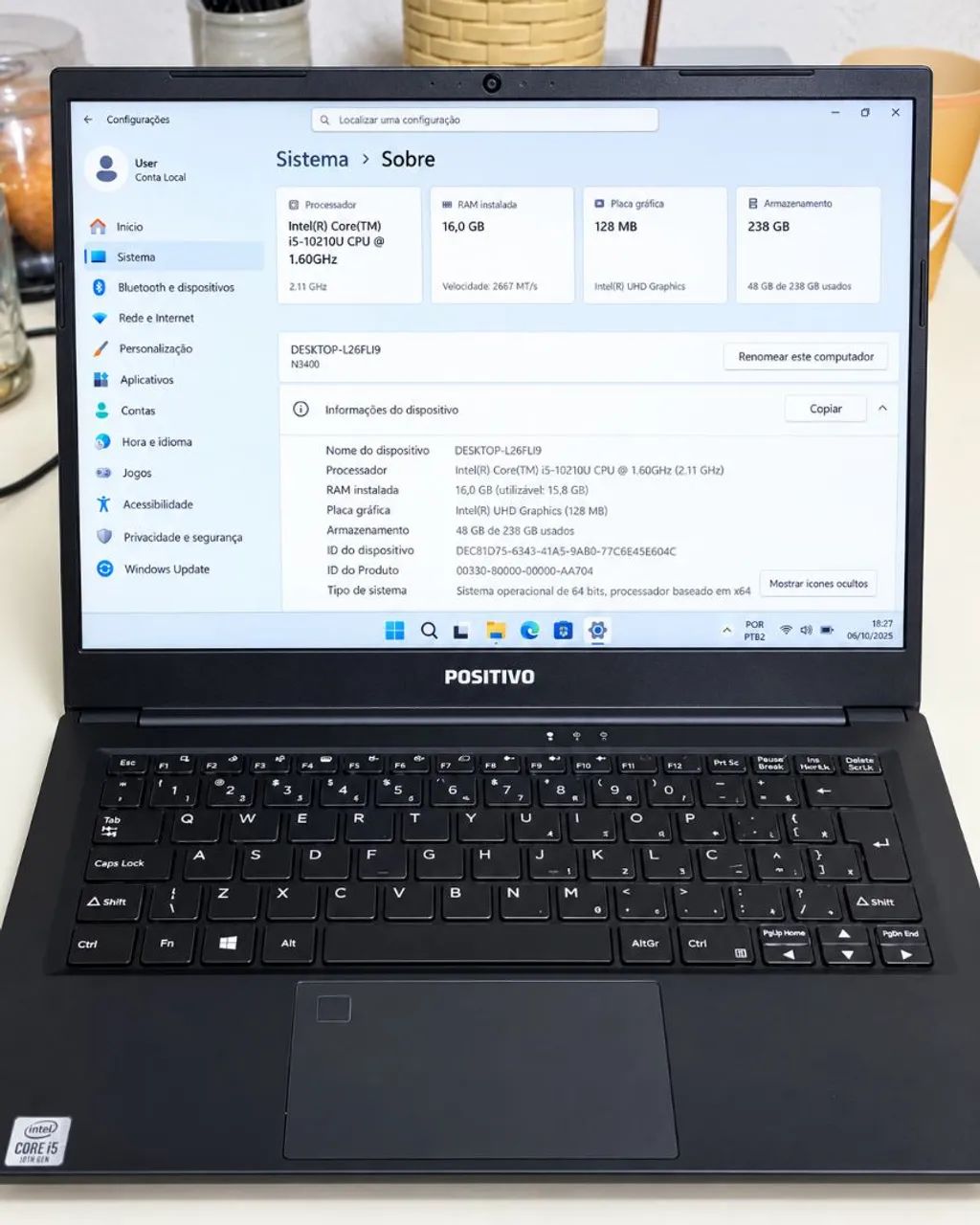 Notebook Positivo Semi Novo - Foto 4