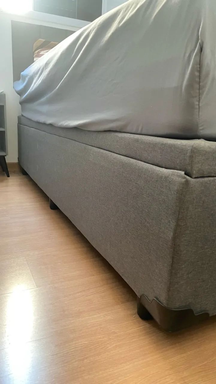 Cama Queen Completa com Baú - Foto 4