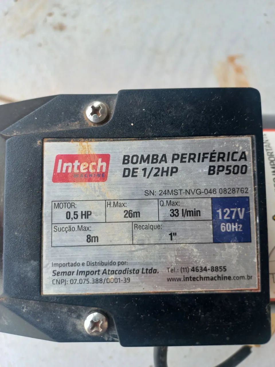 Bomba Periférica de 1/2 HP - Foto 3