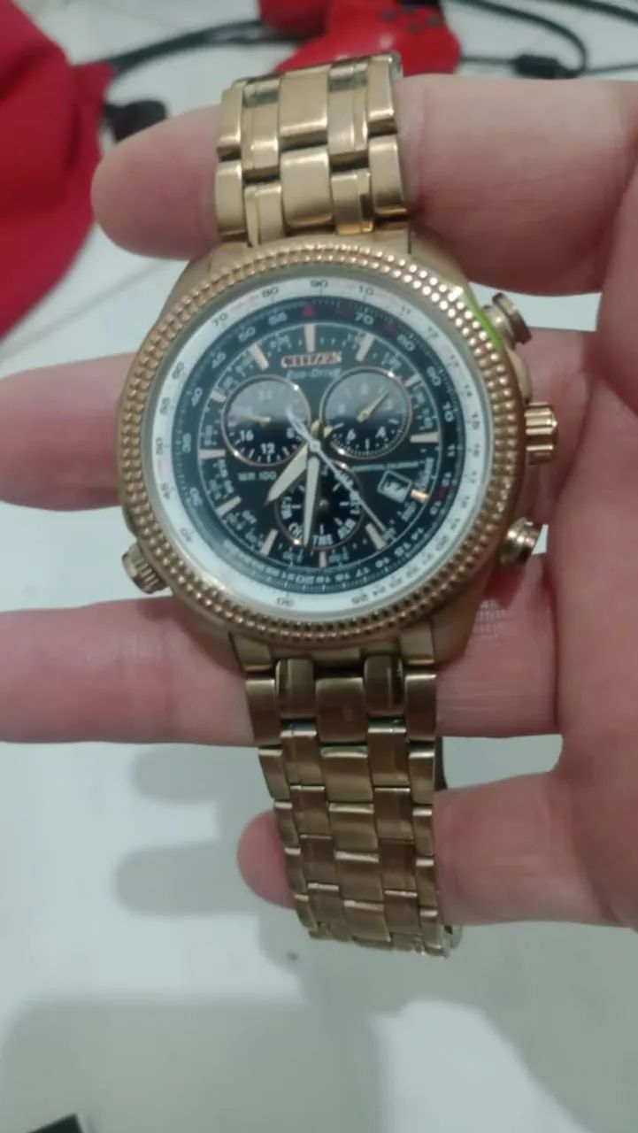 Relógio citizen eco drive calendário perpétuo - Acessórios