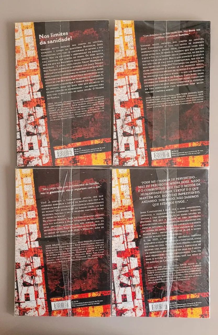 HQs Hellblazer Origens 01 à 08 (completa) John Constantine Jamie