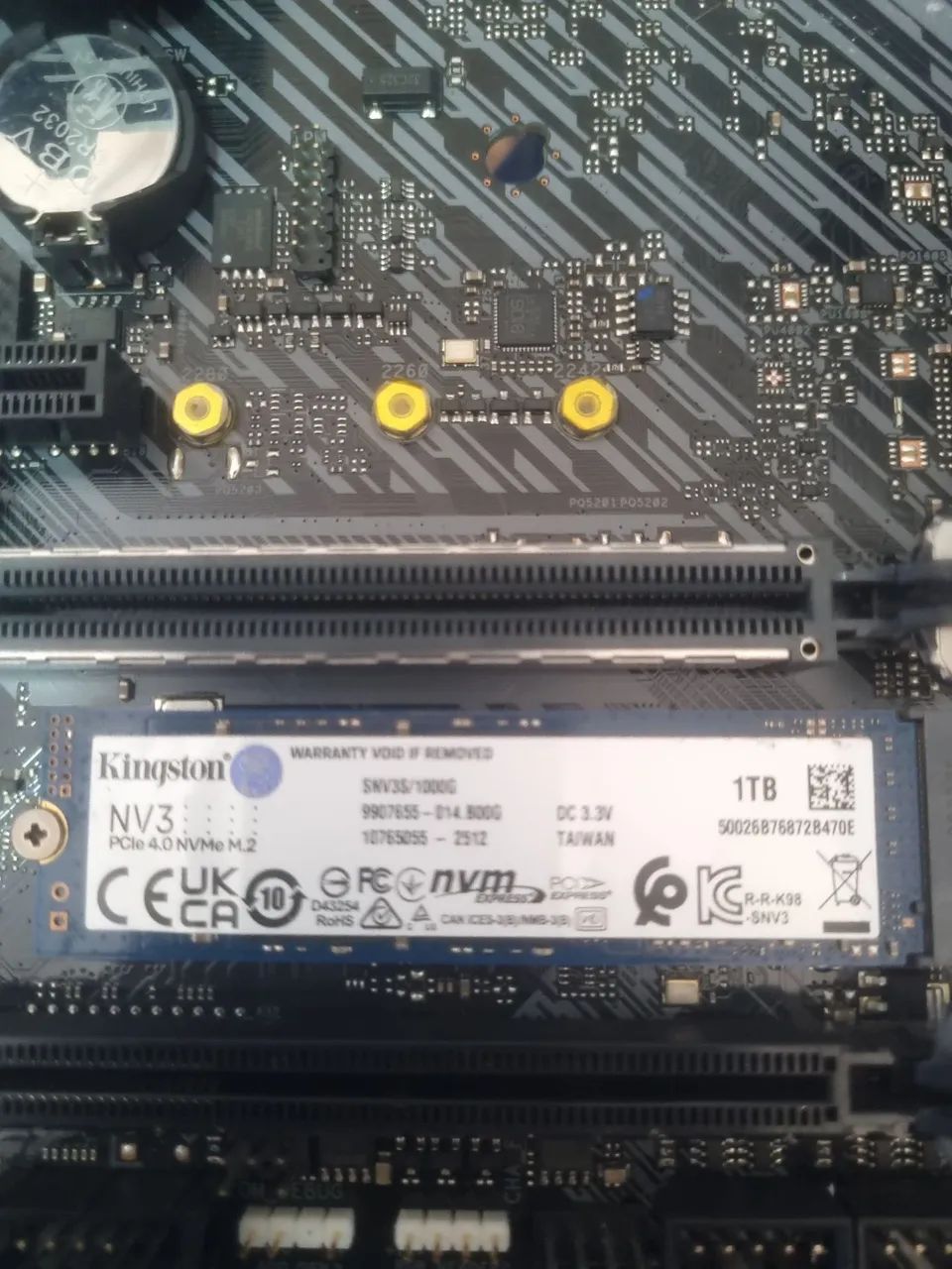 Ssd nvme3 kingston