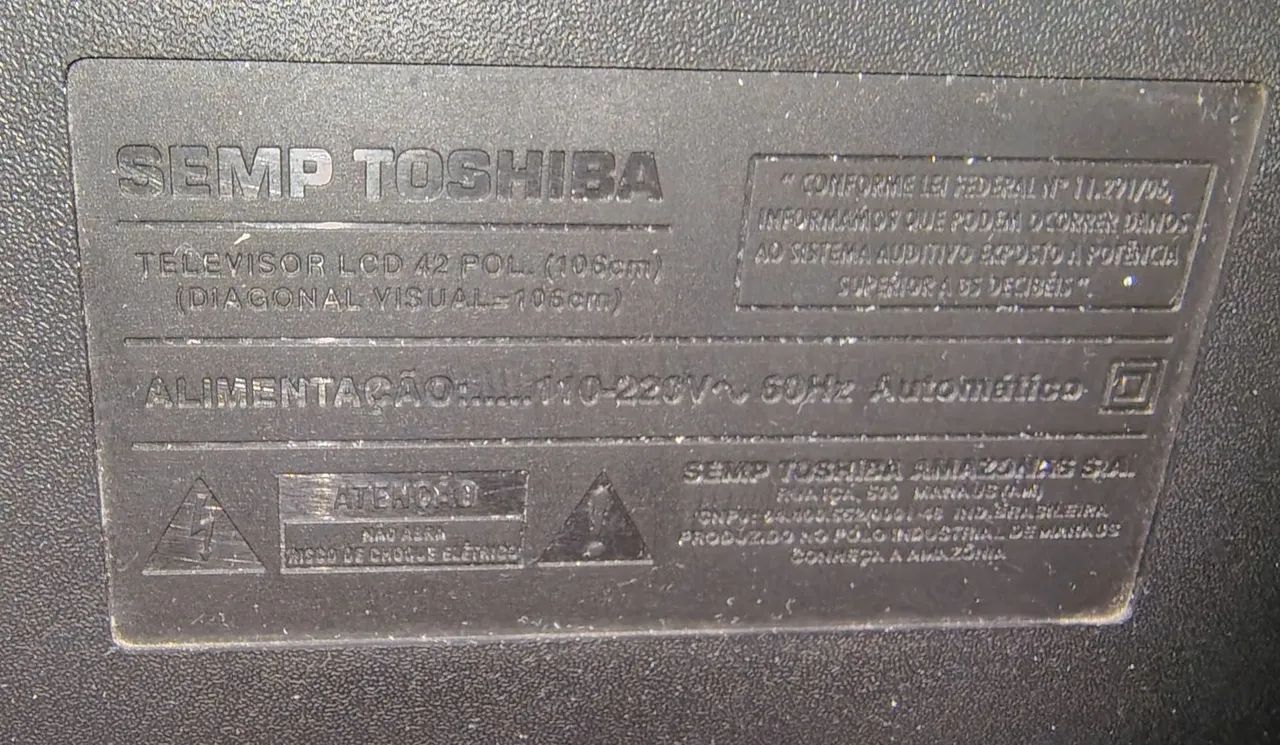 TV Semp Toshiba 42 polegadas  - Foto 3