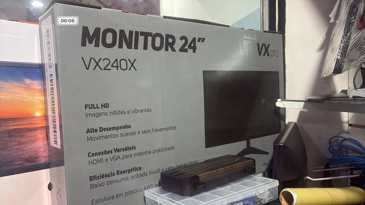 Monitor 24 polegadas C/HDMI (NOVO)