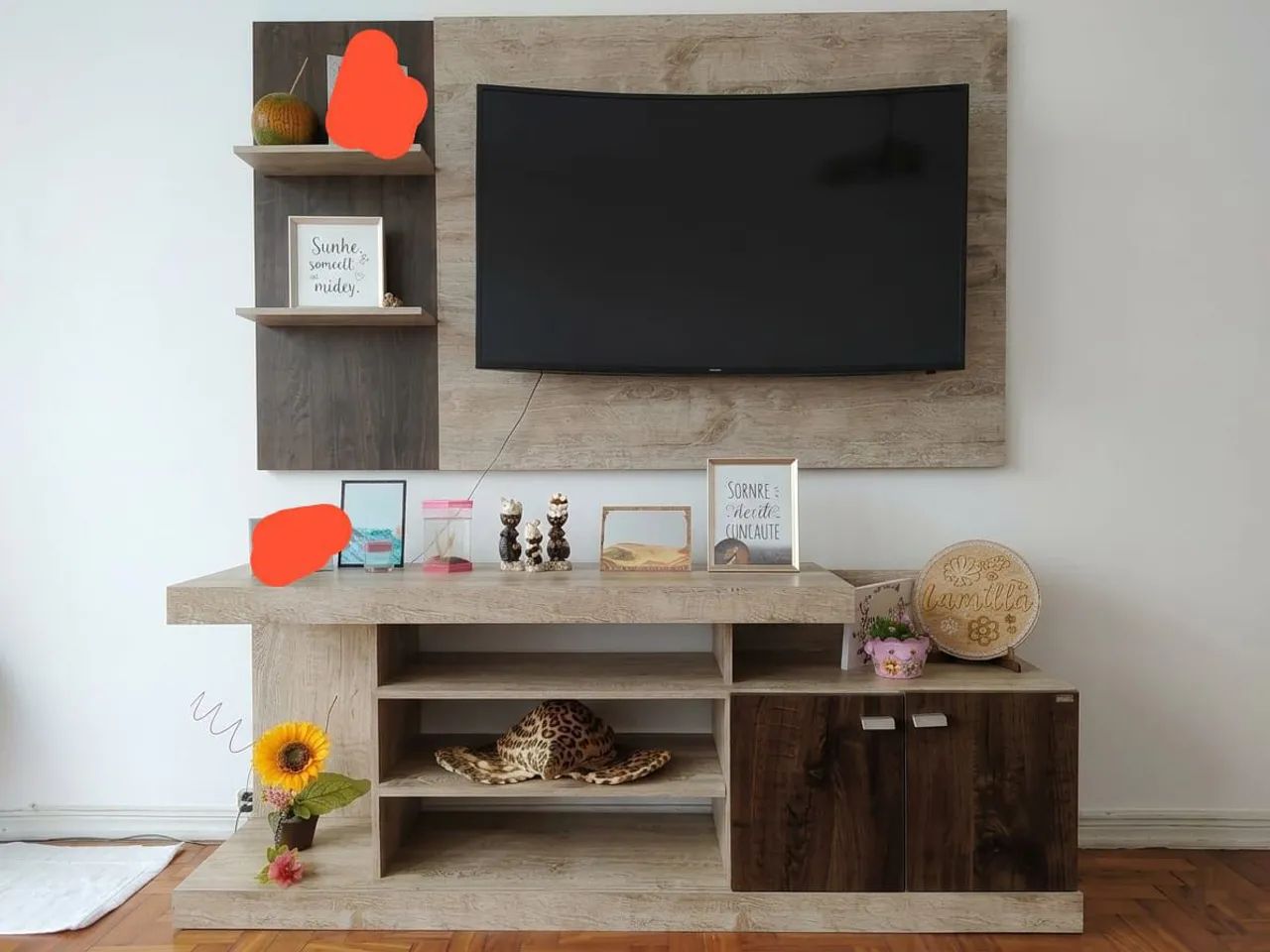Painel com rack - Foto 2
