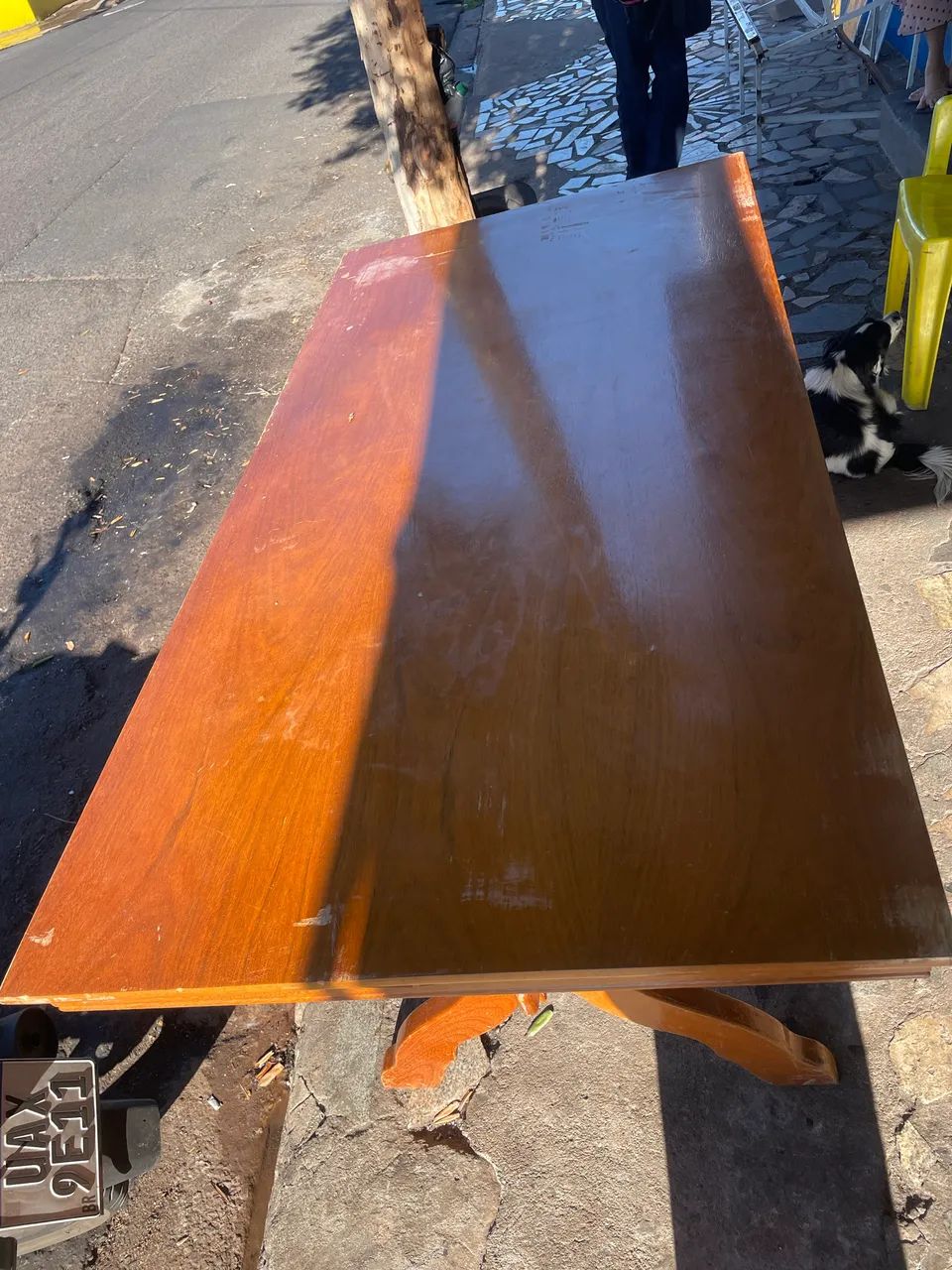 Mesa de Madeira 1,80m - Linda, Robusta e Espaçosa - Foto 2