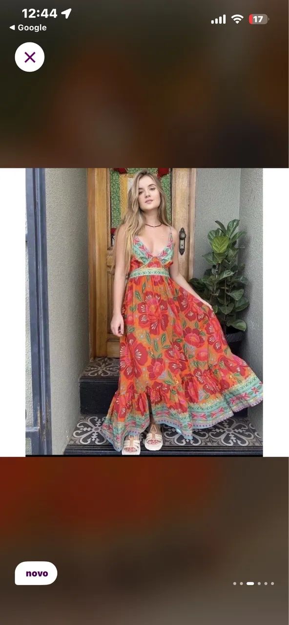 Vestido Farm G veste M/G e P