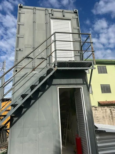 conjunto de 02 containers marÍtimo tipo REEFER todo em aço inox. - Foto 4