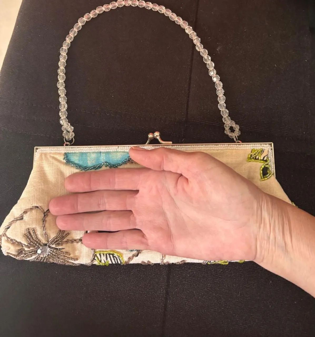 Bolsa Clutch Vintage Bordada - Foto 2