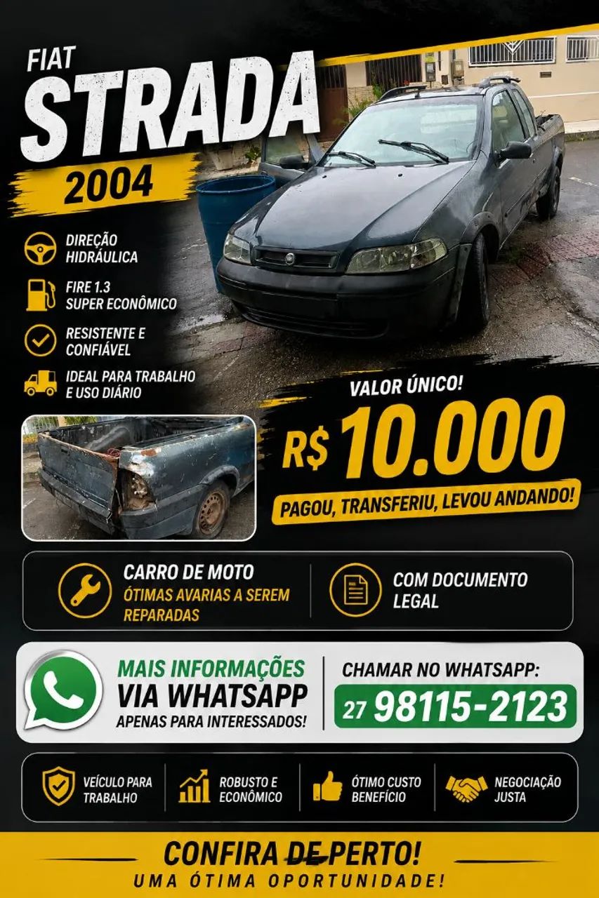 Fiat Strada 1.3 MPI Fire 8V 67cv CE 2005