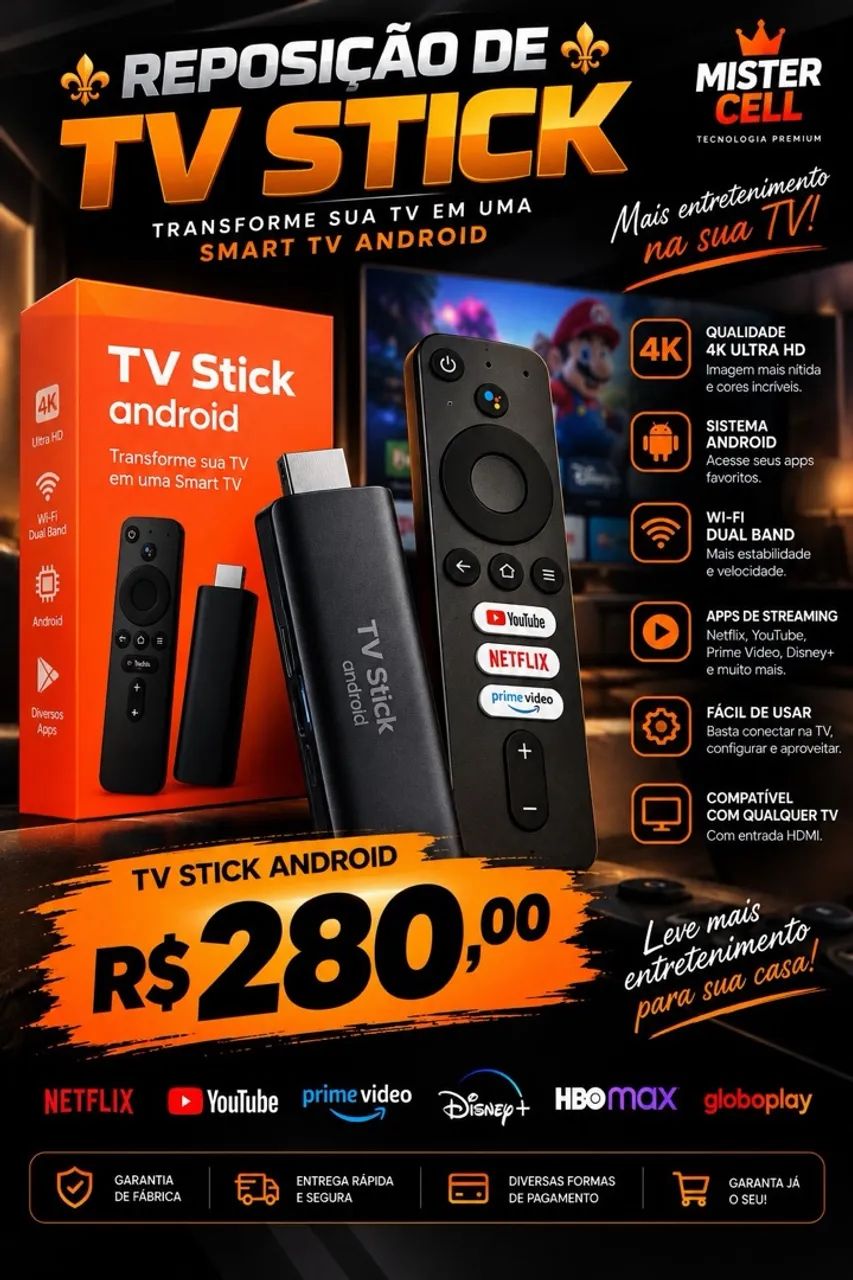TV STICK ANDROID 4K