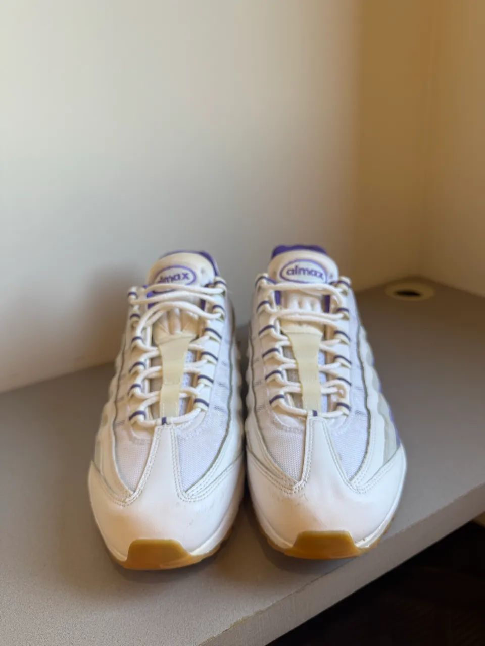 Nike Air Max 95 White Space Purple algum - Foto 2