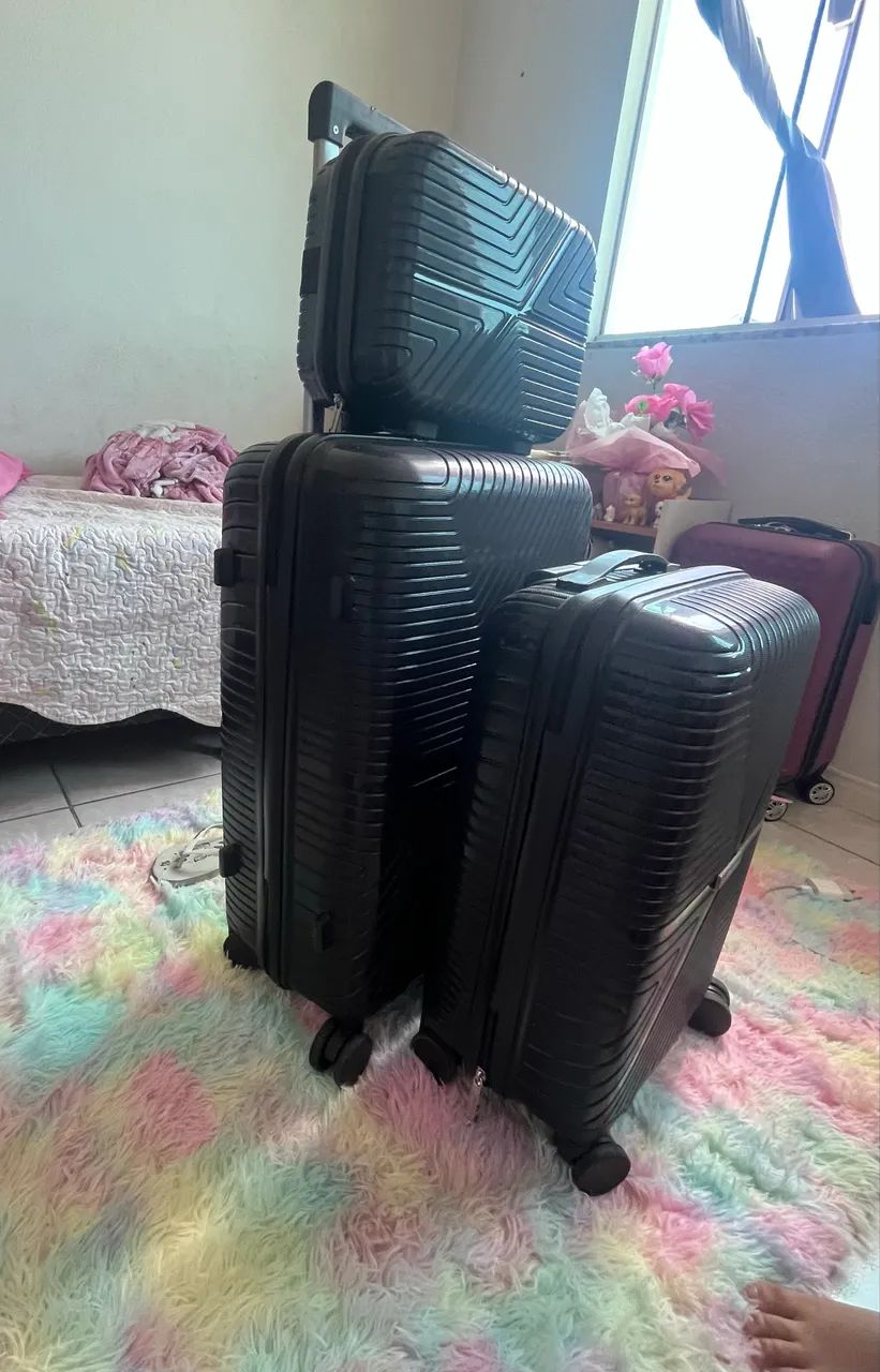 Kit com 3 Malas