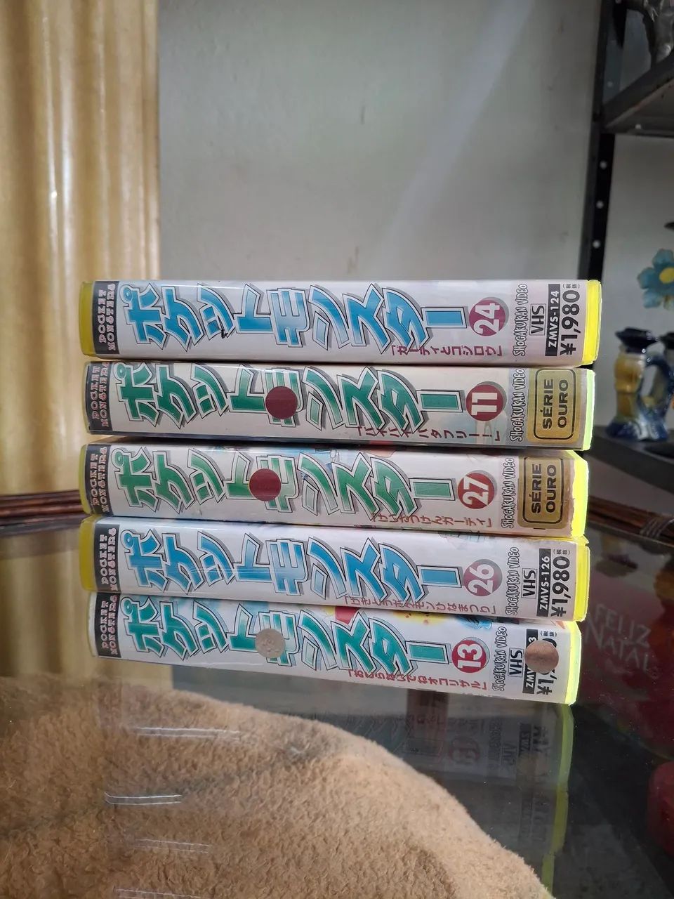 Lote 5 fitas VHS Pokémon não testado - Foto 3