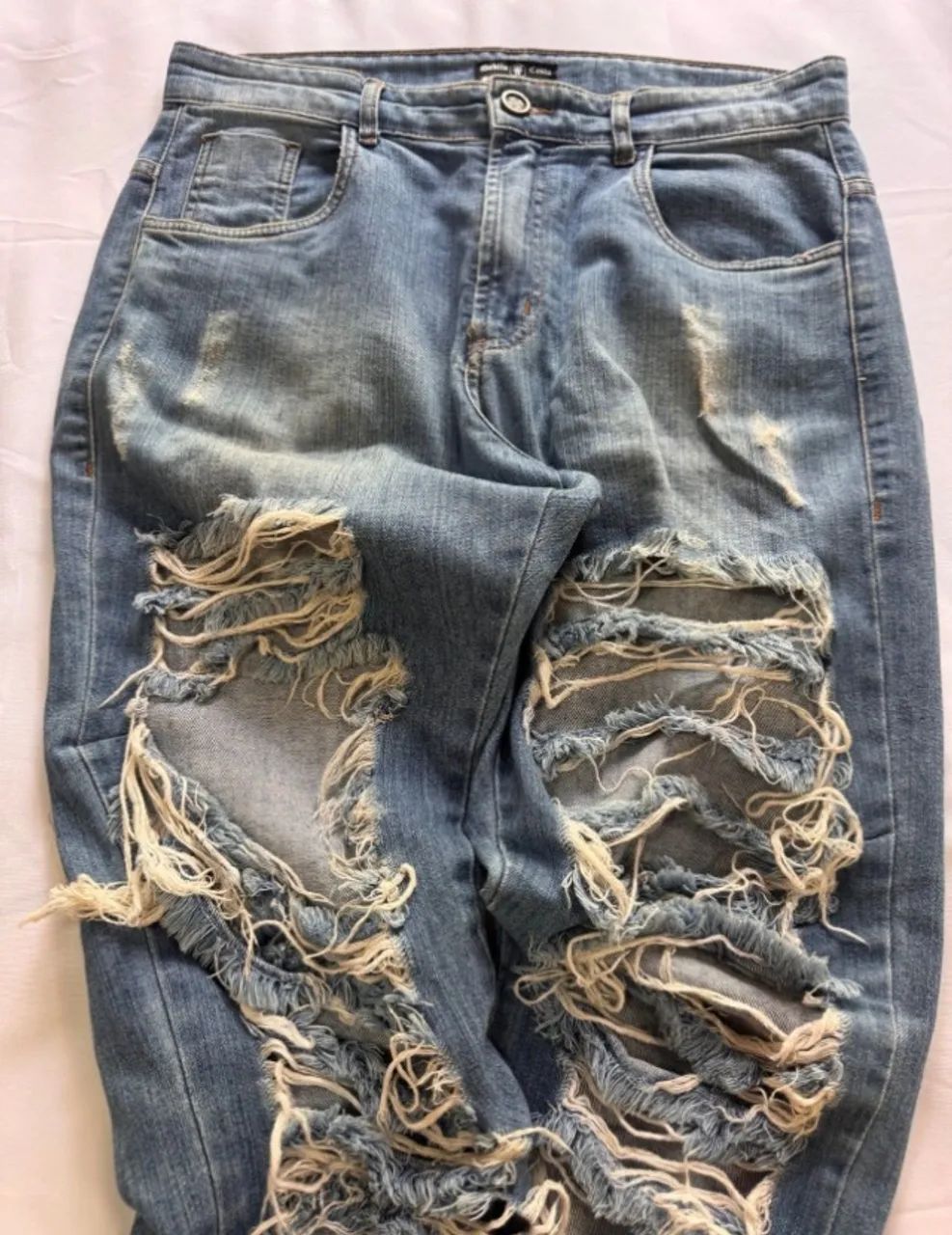 calça jeans destroyed masculina dabliu costa 42 - Foto 2