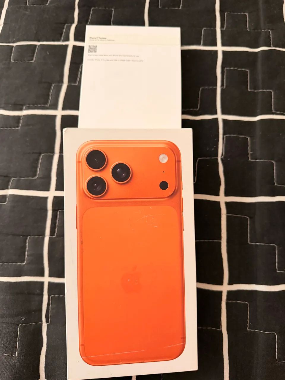 CAIXA Iphone 17 Pro Max Laranja  - Foto 3