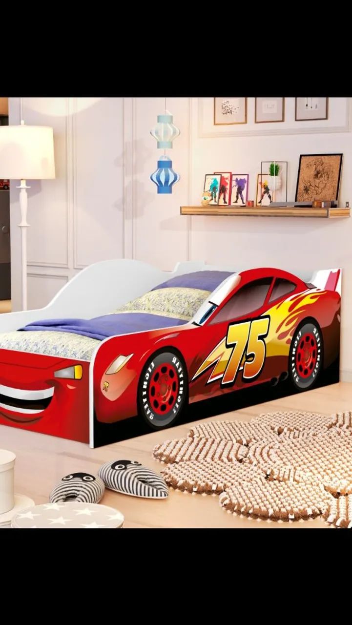 Mini cama infantil com colchão 