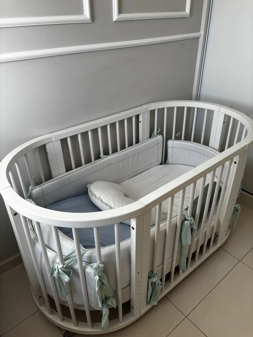 Berço Evolutivo 3 em 1 Com 2 Colchões  - Foto 3