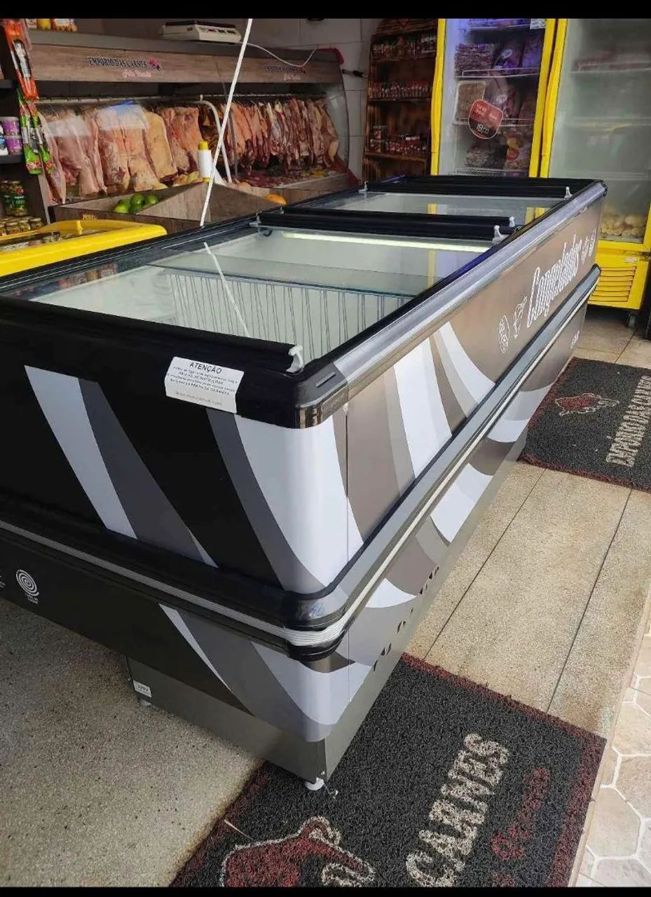 Freezer ilha dupla ação 2 metros NOVO - Foto 2