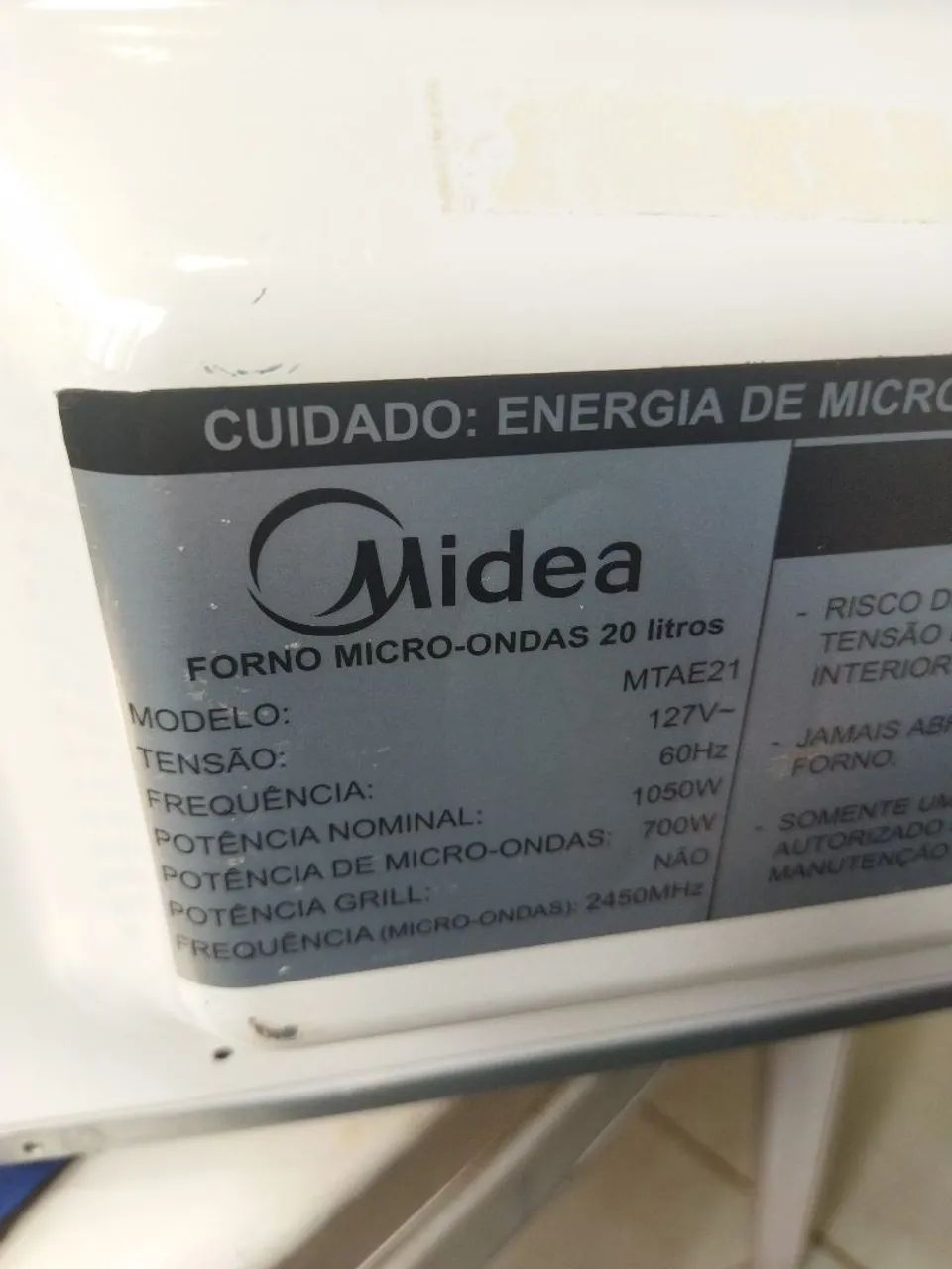 Vendo microondas espelhado mideia 20L 127v  - Foto 2