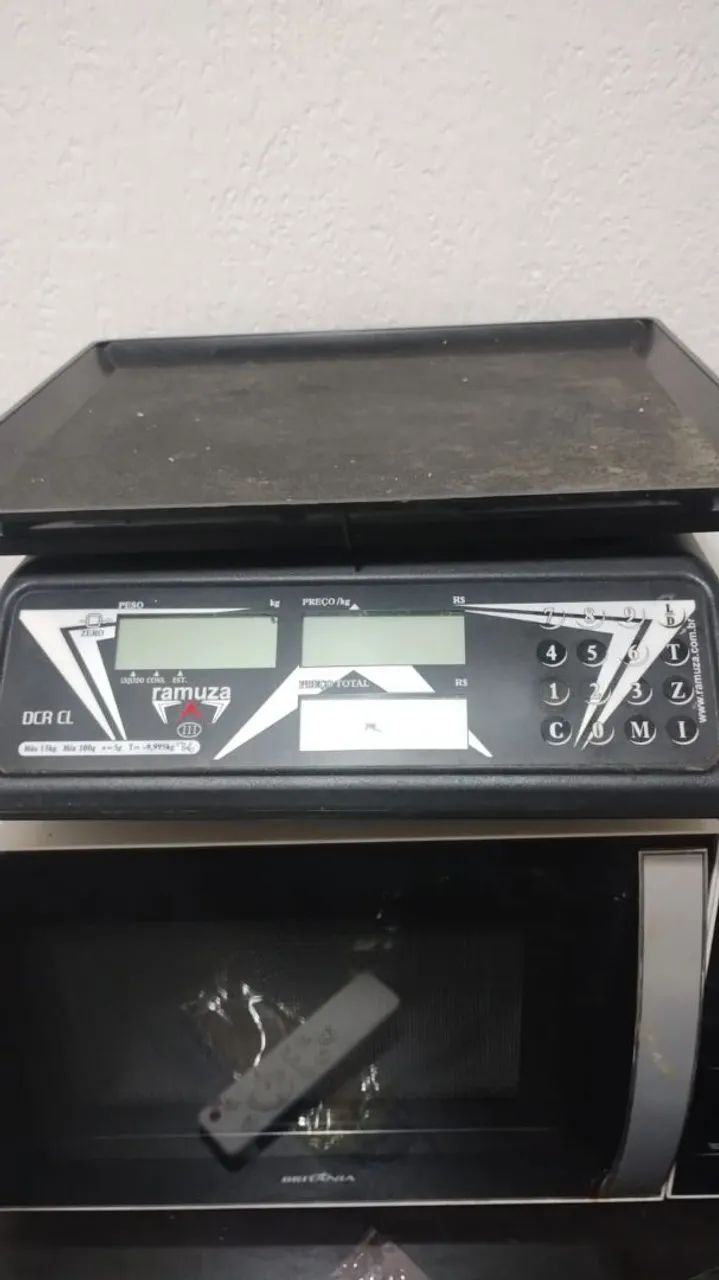 Balança comercial digital 