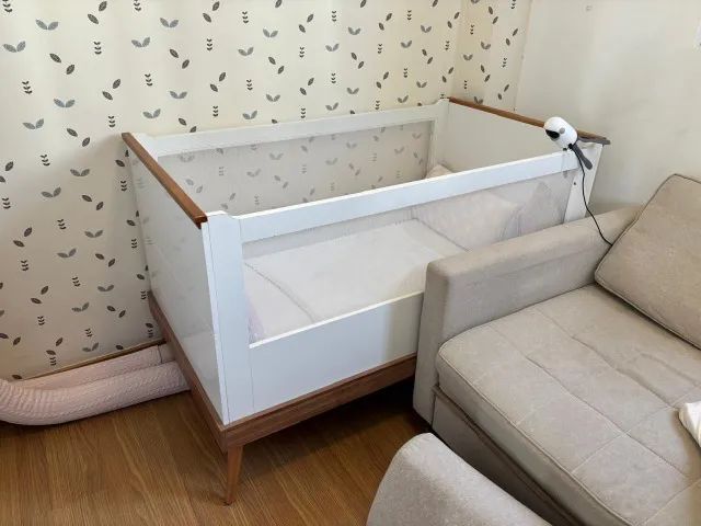 Berço Retrô Mini Cama 2 em 1 Canção de Ninar Divicar ? Anti-refluxo, vira mini cama - Foto 5