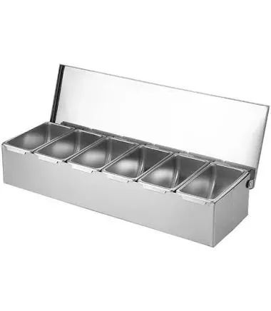 CONDIMENTADORA DE ALIMENTOS EM INOX NOVA