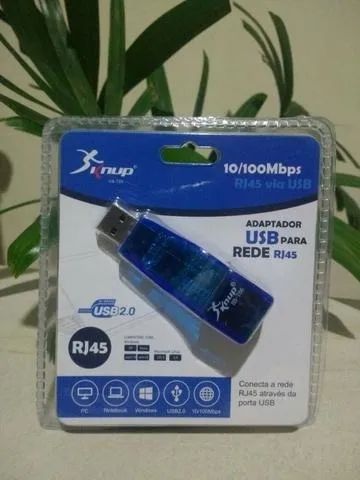 Adaptador USB para RJ45 10/100Mbps Knup - Foto 3
