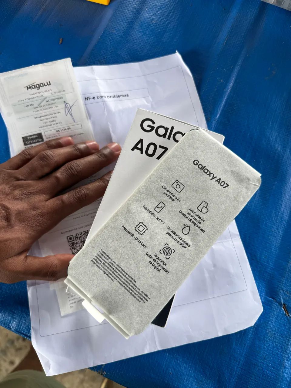 Samsung a07 128gb e com nota fiscal - Foto 3
