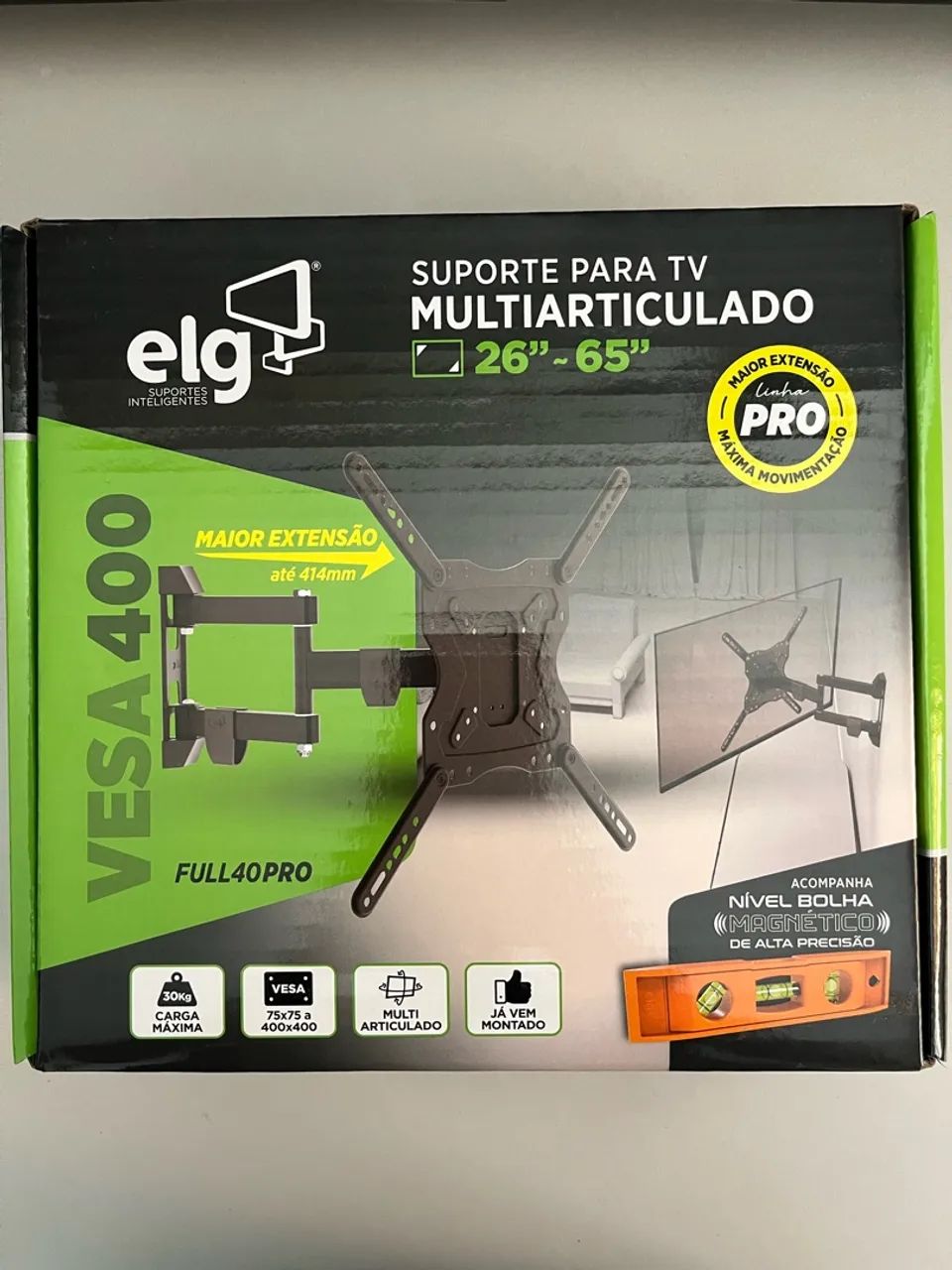 SUPORTE PARA TV 26 a 65 polegadas, ELG, FULL40 PRO - Foto 2