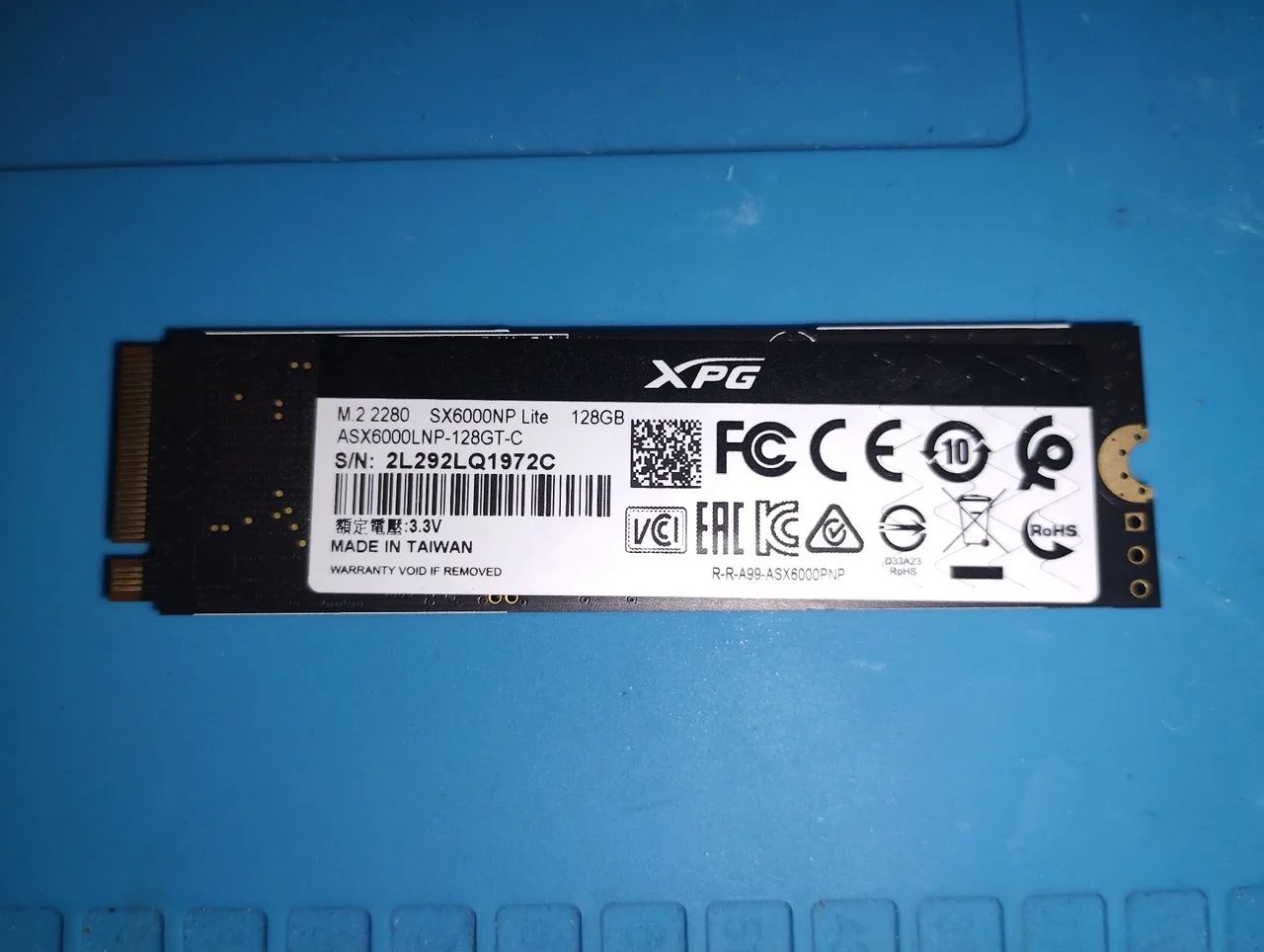 SSD NVME M2 2280 128GB ADATA 