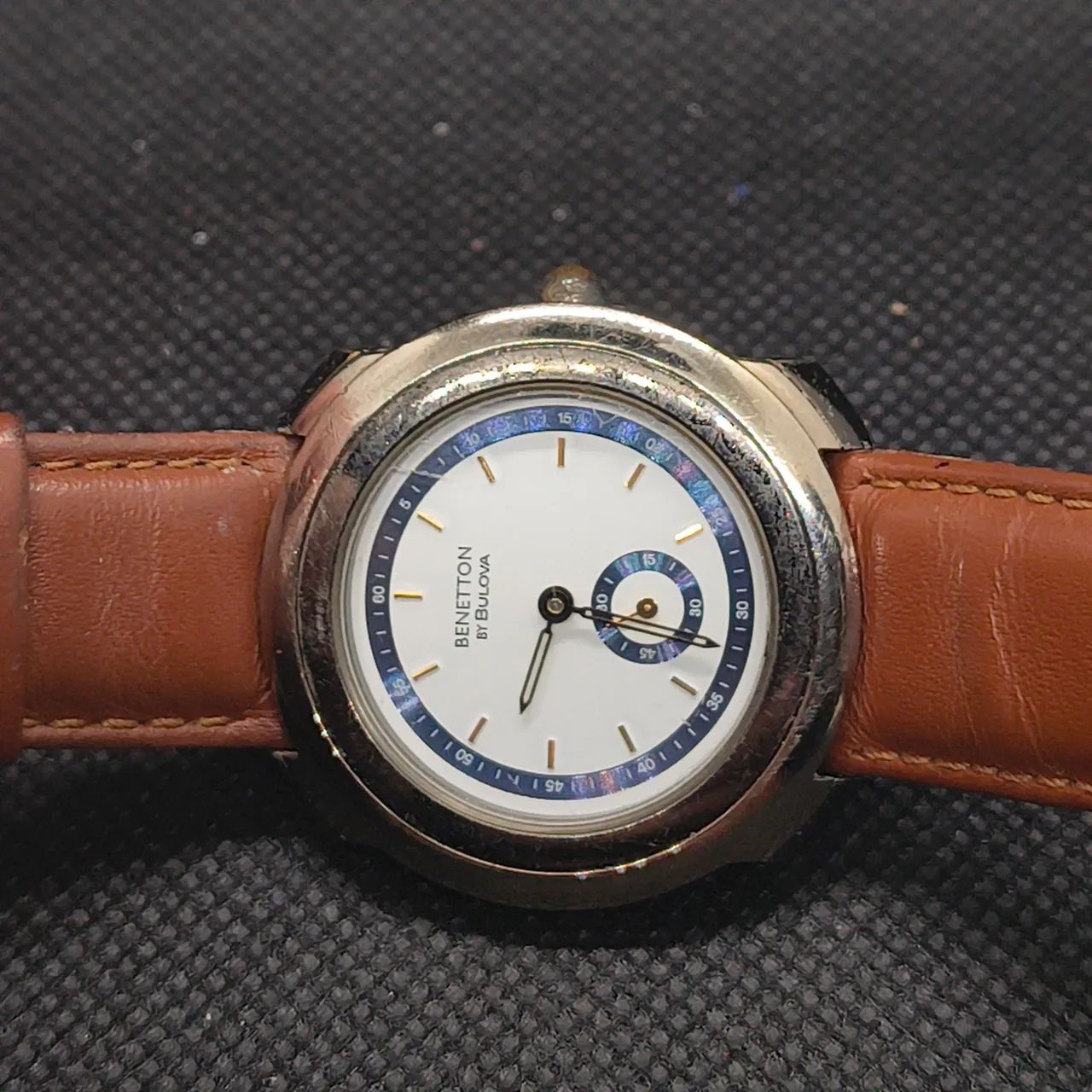 Relógio modelo vintage Benetton by Bulova - Foto 4
