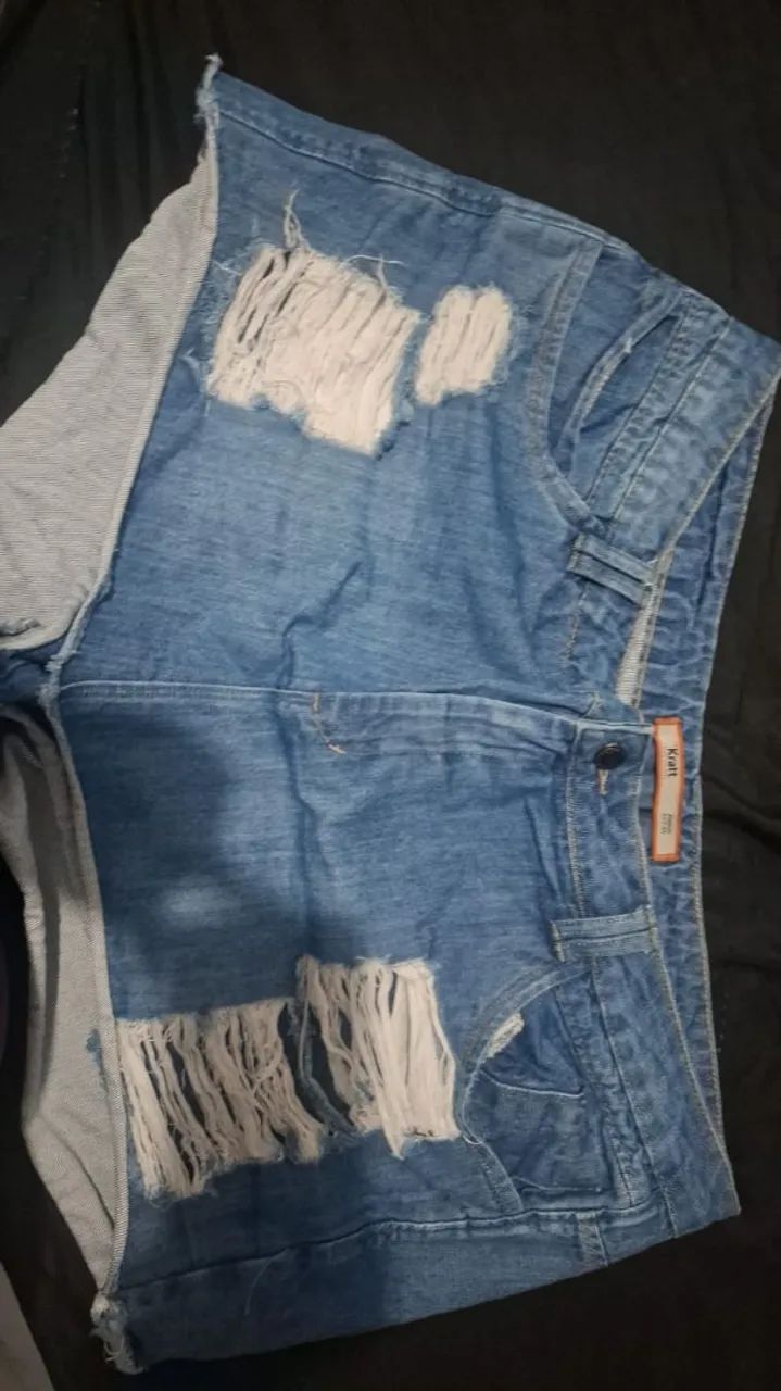 Short saia plus size 54