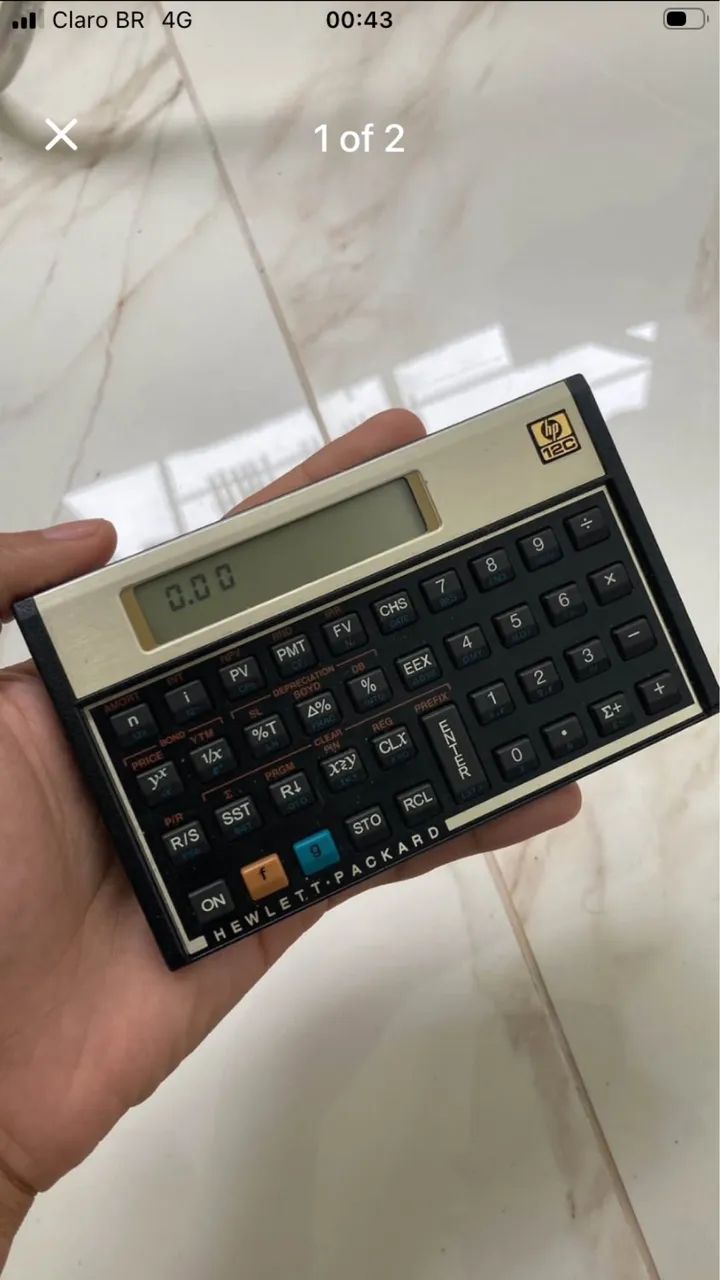 Calculadora financeira Hp12c 