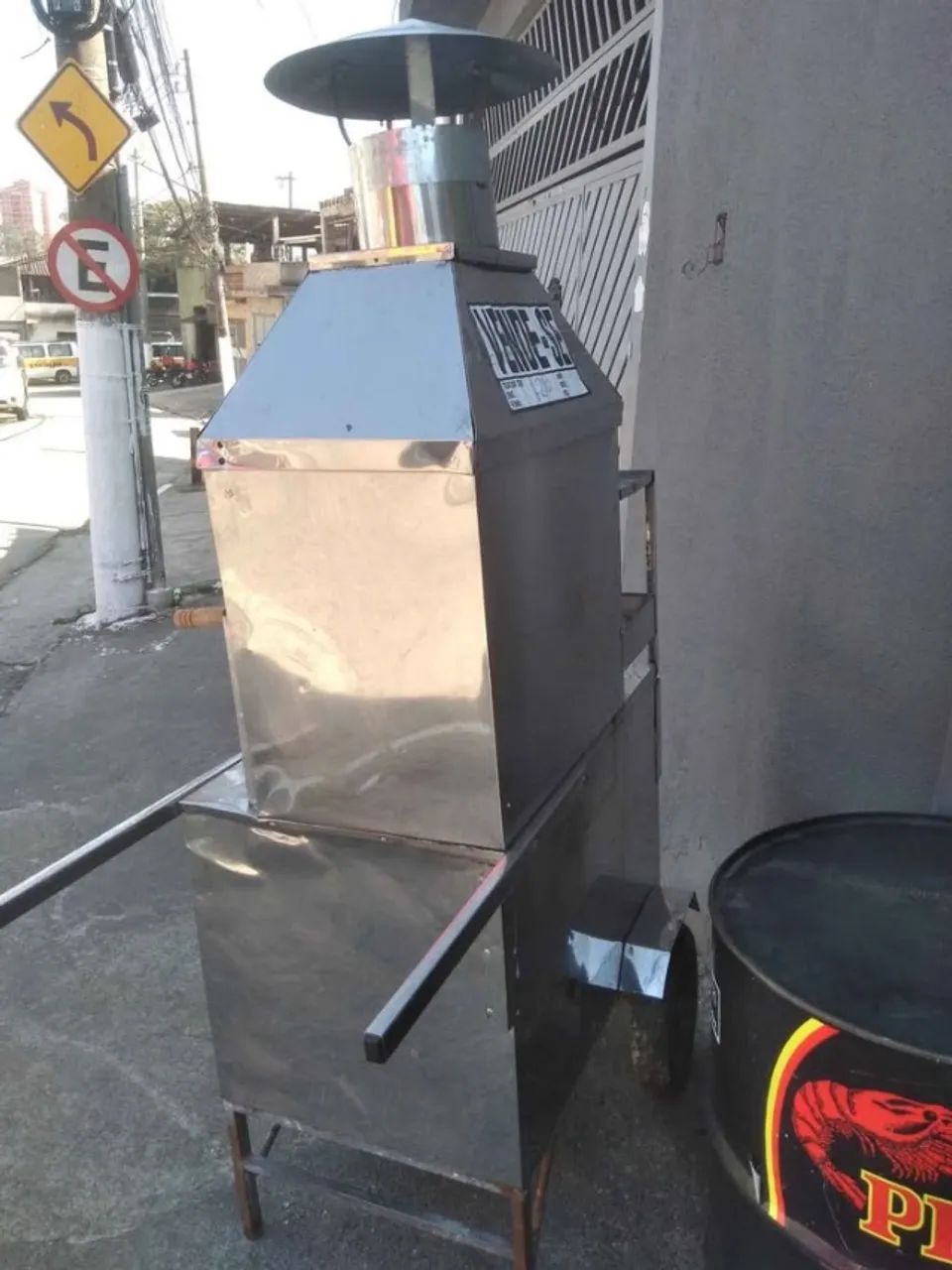 Carrinho Churrasco Com Caixa Térmica E Coifa - Foto 4
