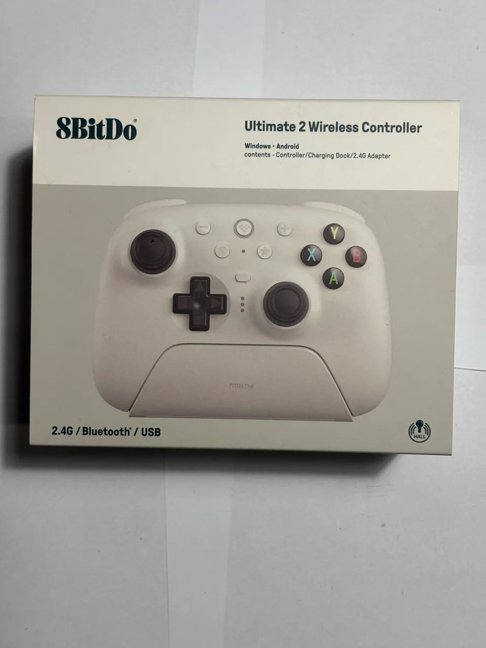 Controle 8BitDo Ultimate 2 branco - Foto 3