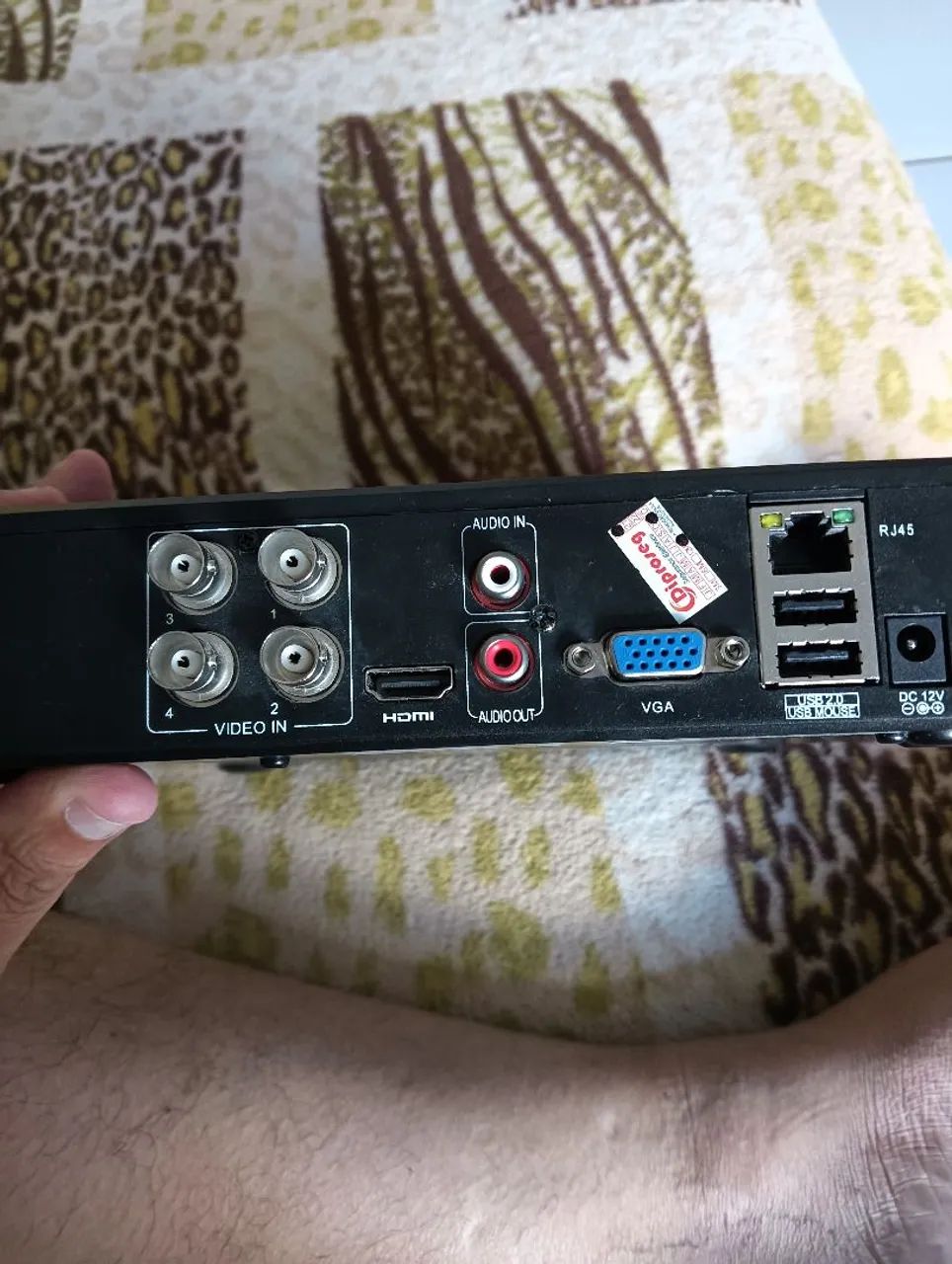 DVR Giga 4 Canais HDMI E VGA 500 gigas - Foto 3