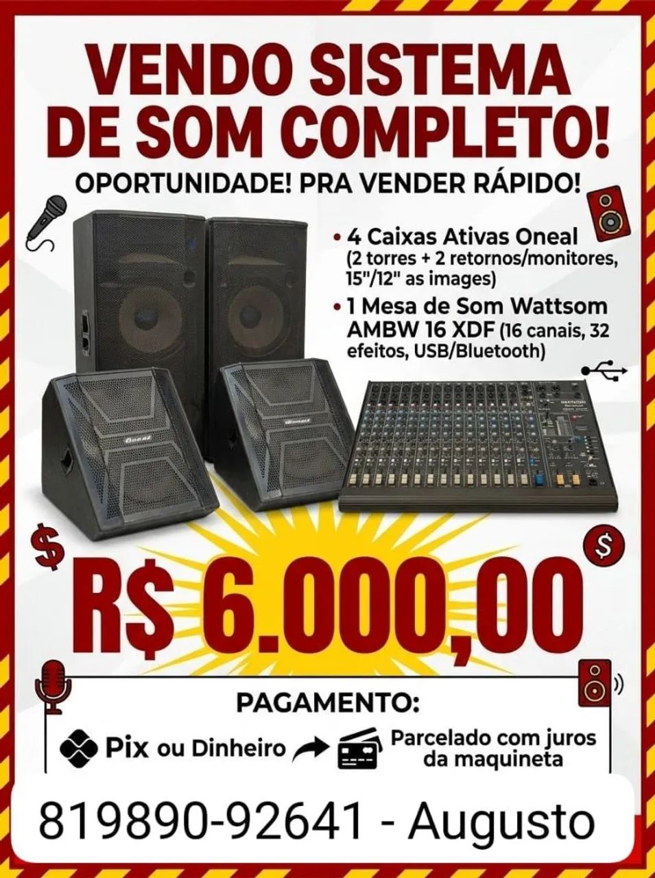 Som Profissional completo  - Foto 2