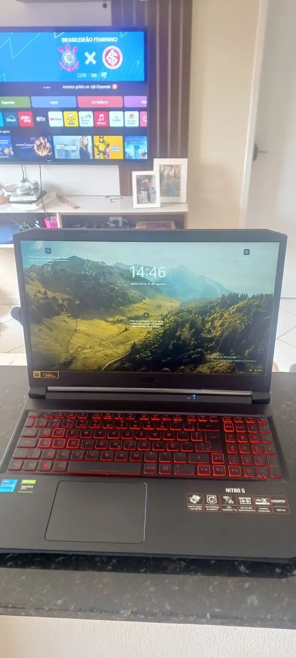 NOTEBOOK GAMER ACER NITRO 5 AN515-57 - ÓTIMO ESTADO