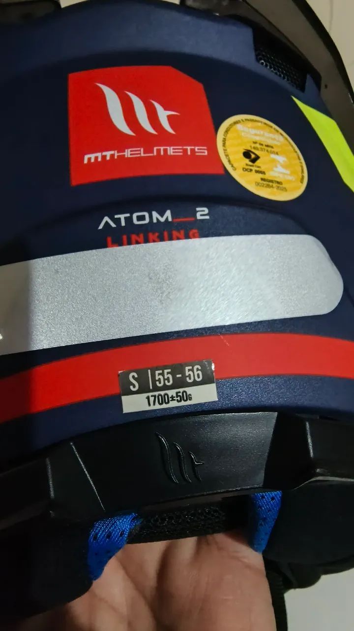 Capacete MT ATOM 2 - Foto 3