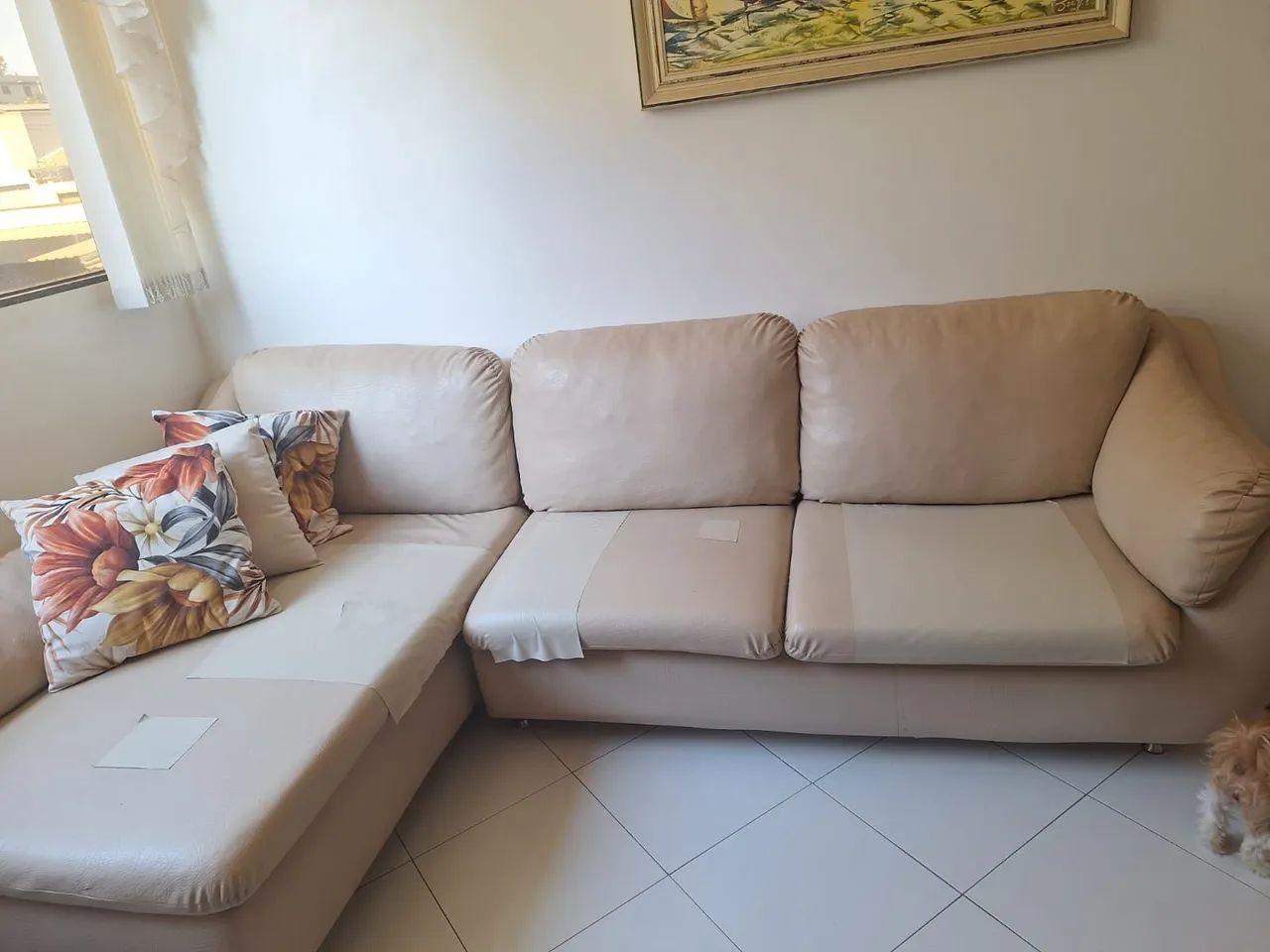 Sofá de Canto Grande (2,70m x 1,60m) - Muito Confortável  - Foto 4